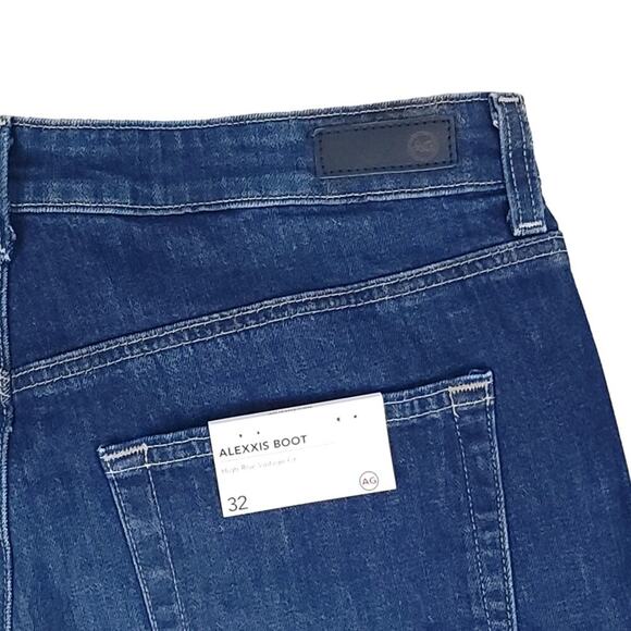 AG Adriano Goldschmied Alexxis Bootcut High Rise Jeans Medium Blue Wash Denim - Picture 8 of 10